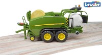 Immagine di Bruder 2032 Rimorchio John Deer Raccogli Fieno con Avvolgitore