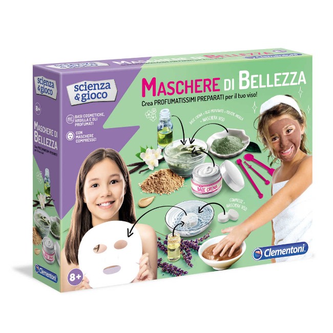 Clementoni Idea Maschera Crea la Tua Naturale Bellezza Scienza Kit per