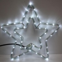 Stella Natalizia Luminosa 37cm Bianco Freddo LED