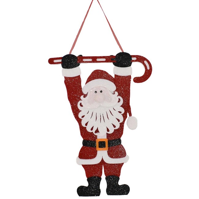 Addobbo Natalizio Babbo Natale 90 cm 