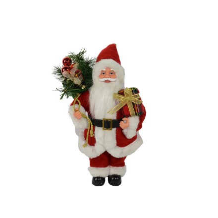 Babbo Natale con Sacco Doni 30cm 