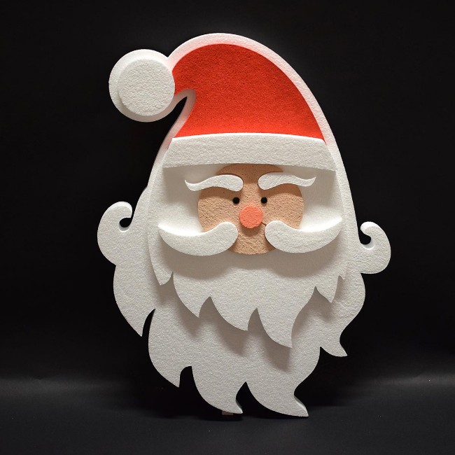 Viso Di Babbo Natale Da Stampare - Mamma E Bambini - Foto 12