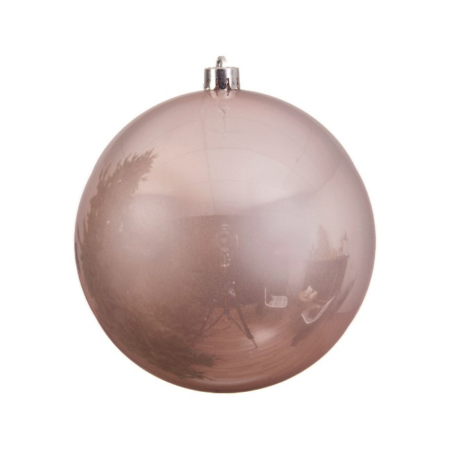 Immagine di Pallina Natalizia 140mm Infrangibile Rosa Cipria