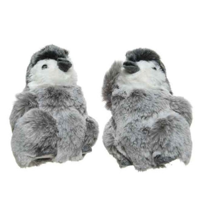 Addobbo Natalizio Baby Pinguino Peluche 13 cm