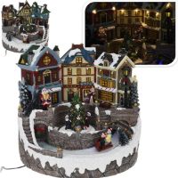 Immagine di Villaggio Natalizio con LED 23 x 22 cm