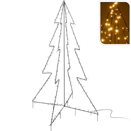 Immagine di Albero di Natale Tridimensionale con LED 150 cm