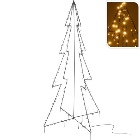 Immagine di Albero di Natale Tridimensionale con LED 180 cm