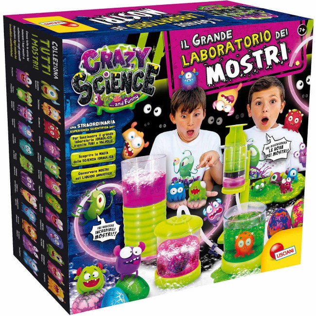 Liscianigiochi Crazy Science – Laboratorio Dei Razzi: Kit Lancia Razzi Luminosi Per Bambini, Gioco Scientifico Per Scoprire Fisica E Forze