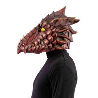 Immagine di Maschera Drago Rosso in Lattice 