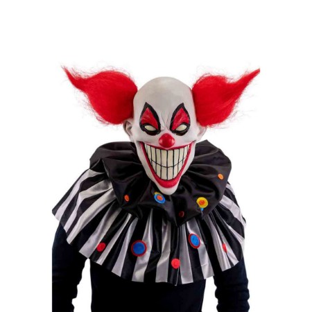 Immagine di Maschera Clown Sorridente con Capelli 