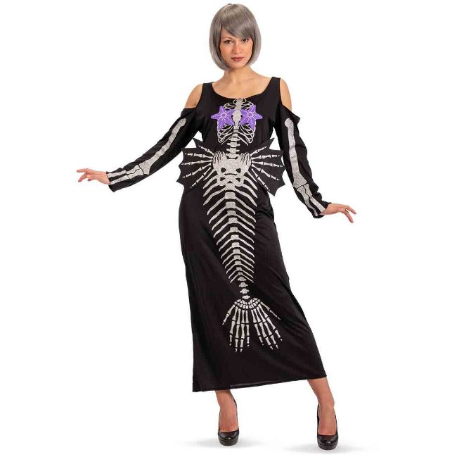 Immagine di Costume Scheletro Sirena Taglia Unica (M/L) 
