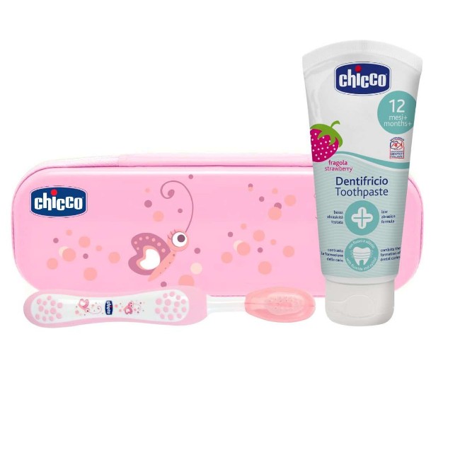 Immagine di Set Dentale Rosa 12m+ 
