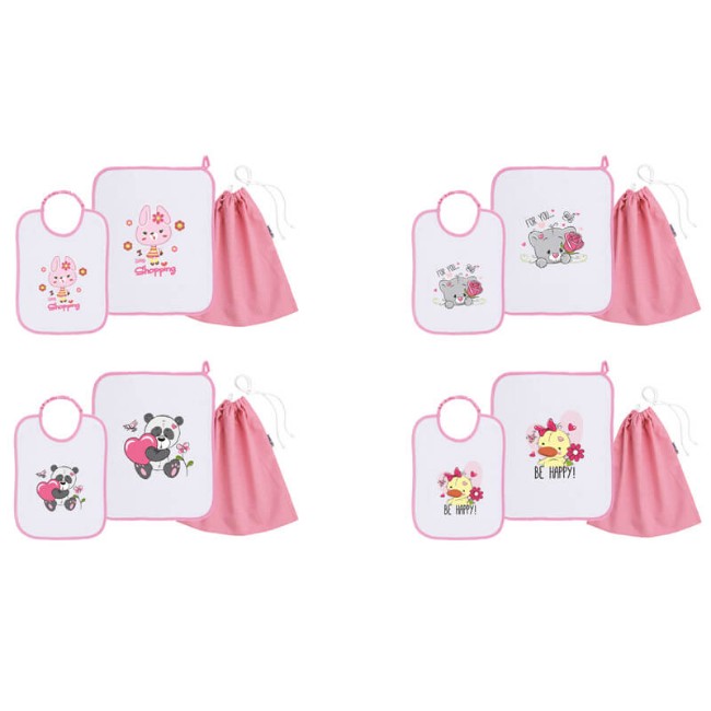 Paniate Set Asilo e Scuola Materna Bambina (Bavaglia