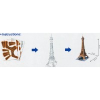Immagine di 3D Puzzle Torre Eiffel 35 pezzi