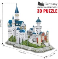 Immagine di 3D Puzzle Castello di Neuschwanstein 121 pezzi