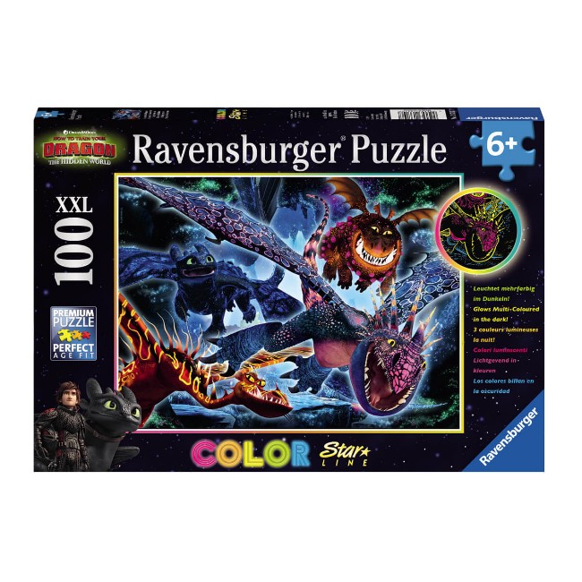 Immagine di Puzzle Dragon The Hidden World 100 Pezzi XXL 