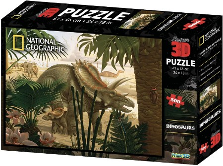 Immagine di Puzzle 3D Triceratopo 500Pz 