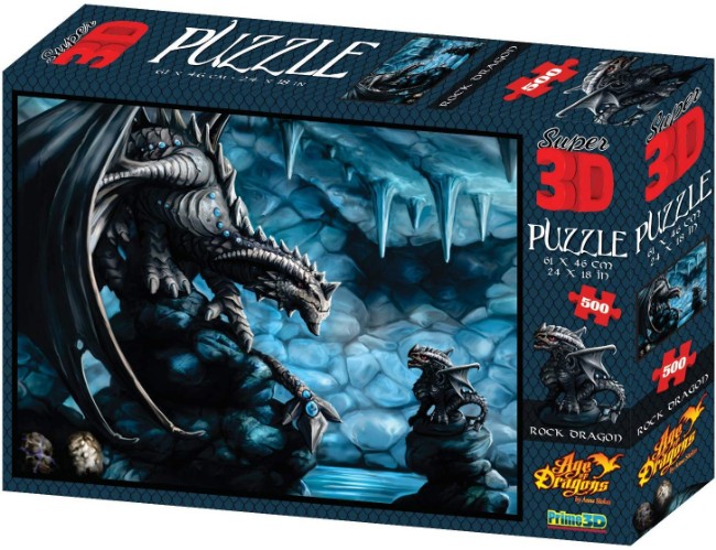 Immagine di Puzzle 3D Rock Dragon 500Pz 