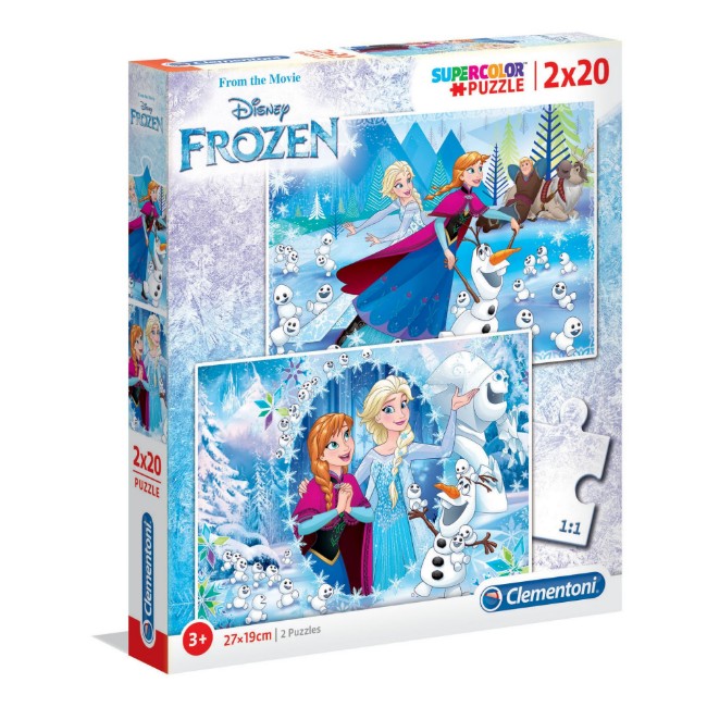 Supercolor Puzzle - Disney Frozen 2-60 pezzi, puzzle bambini : Clementoni