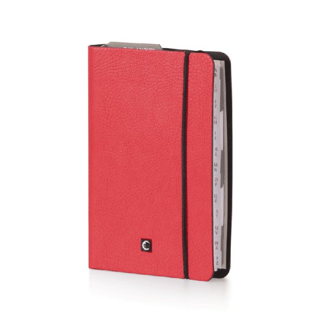 Immagine di Organizer Small Slim Cartesio Ecopelle 8 x 13 cm Rosso