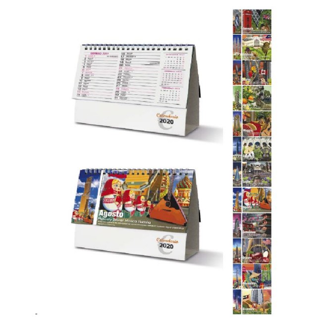 Immagine di Calendario Fiscale da Tavolo 12 x 17 cm 