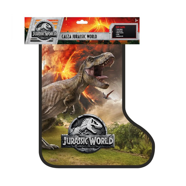 calza befana dinosauro