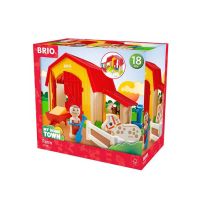 Immagine di Brio My Home Town 30398 Set Gioco La Fattoria in Legno - 13 Pezzi