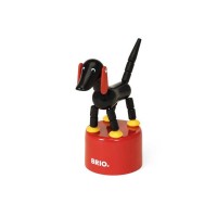 Immagine di Brio 31912 Cane in Legno con Movimento a Pressione
