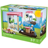 Immagine di Brio World 33944 Gelateria in Legno FSC con Personaggi