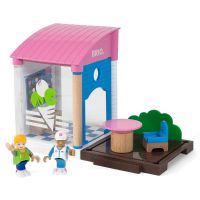 Immagine di Brio World 33944 Gelateria in Legno FSC con Personaggi
