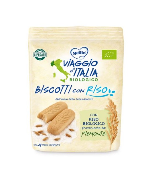 Immagine di Biscotti Bio con Riso Viaggio d'Italia 150g