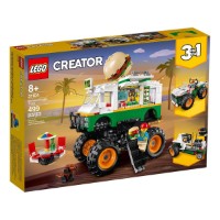 Immagine di LEGO Creator 3in1 Monster Truck degli Hamburger 31104 