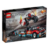 Immagine di LEGO Technic Truck e Moto dello Stunt Show 42106 