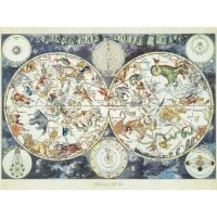 Immagine di Puzzle Mappa del Mondo Animali Fantastici 1500 Pezzi 