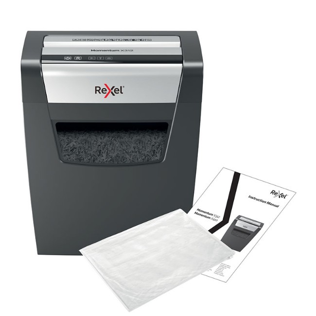 Distruggidocumenti A Frammenti TS080X – Livello Sicurezza P-3, Distrugge Carta, CD, Carte Di Credito, Graffette