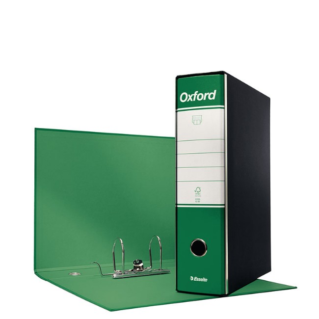 Immagine di Registratore Oxford F.to Protocollo Dorso 8 cm Verde