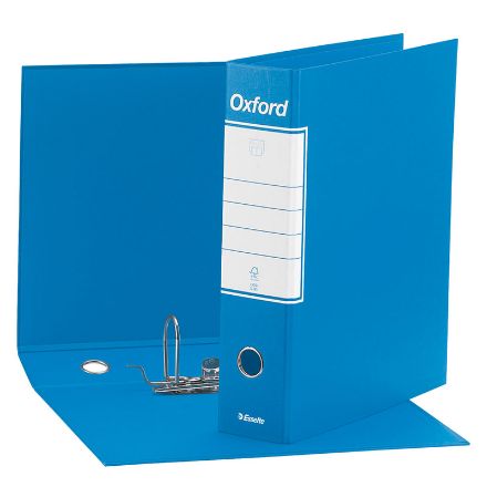 Immagine di Registratore Oxford F.to Protocollo Dorso 8 cm Azzurro