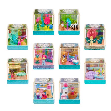 Immagine di Polly Pocket Diorama di Sabbia a Sorpresa 