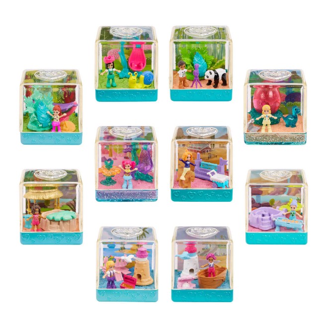 Immagine di Polly Pocket Diorama di Sabbia a Sorpresa 