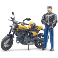 Immagine di Moto Ducati Scrambler Full Throttle con Pilota 