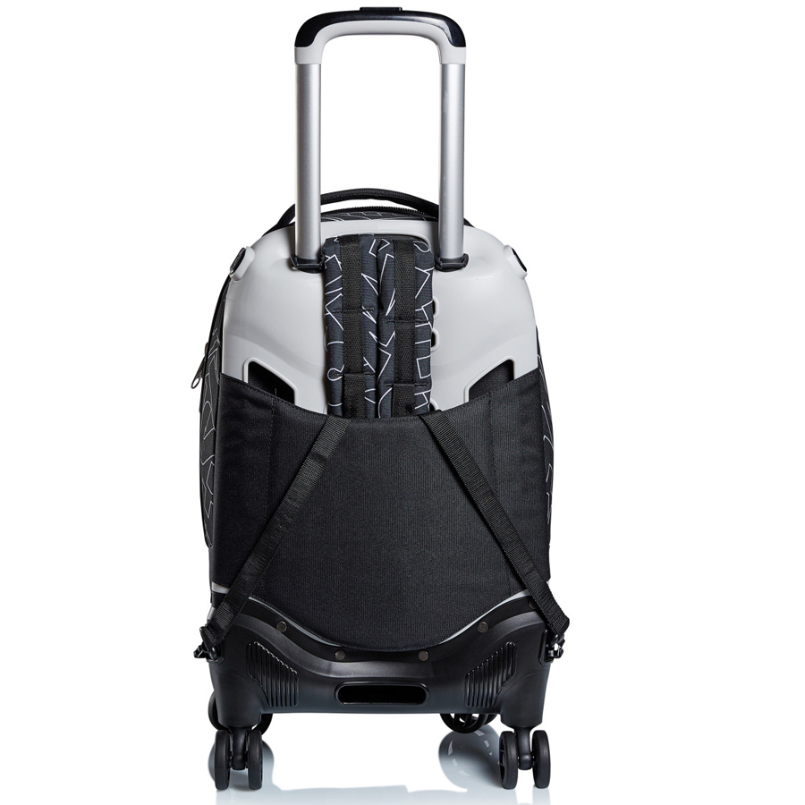 Paniate Trolley Scuola Jack 4WD Alpha Beat Jet Black Seven in offerta da Paniate