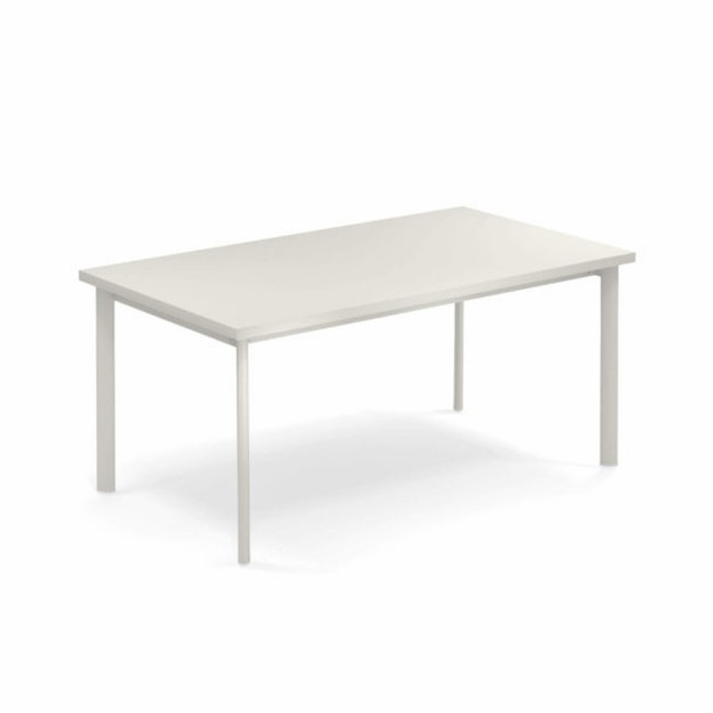 Immagine di Tavolo Star Bianco Opaco 90 x 160 cm 