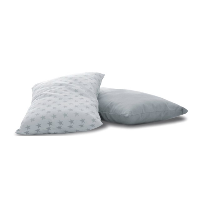 Federe Cuscino Moovie Grigio/Stelle 2 pezzi 