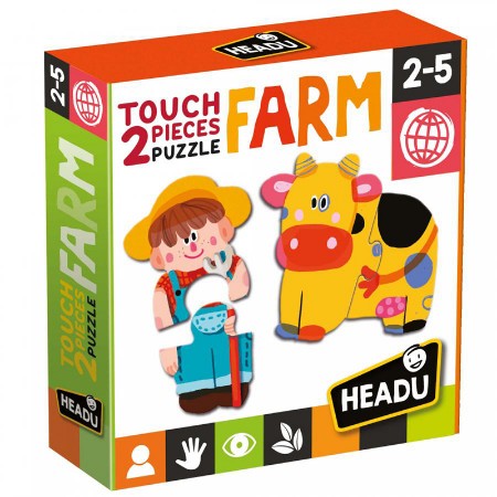 Immagine di 2 Pieces Puzzle Touch Farm 2 pezzi