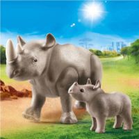 Immagine di Rinoceronte con Cucciolo 70357 