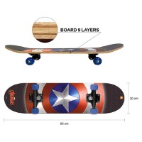 Mondo Skateboard Capitan America Marvel Heroes