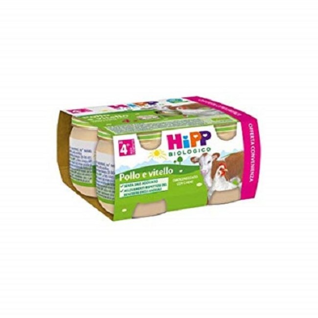 Immagine di Omogeneizzato Pollo e Vitello Bio 4 pz x 80 g