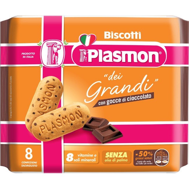 Paniate - Biscotto dei Grandi Gocce di Cioccolato 270Gr Plasmon in offerta  da Paniate