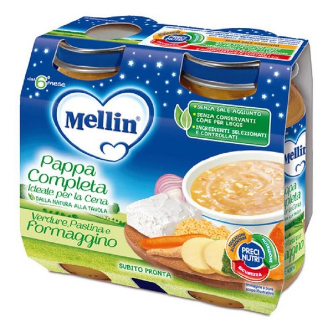 Immagine di Pappa Completa Verdure, Pastina e Formaggino 2 x 200 g 