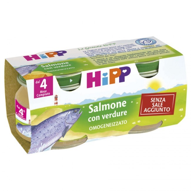 Immagine di Omogeneizzato Bio Salmone con Verdure 2 x 80g 